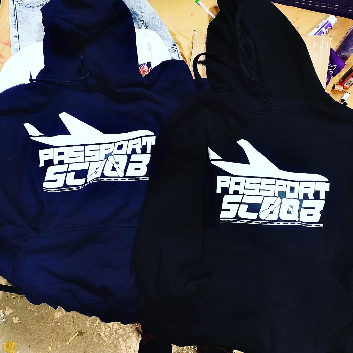 Passport Plane 🛫 Logo Hoodie