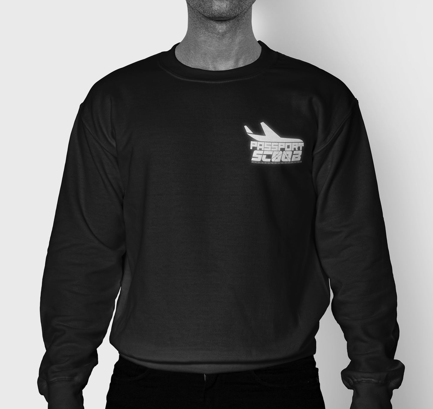 Passport Plane π« Letterman Patch Crewneck
