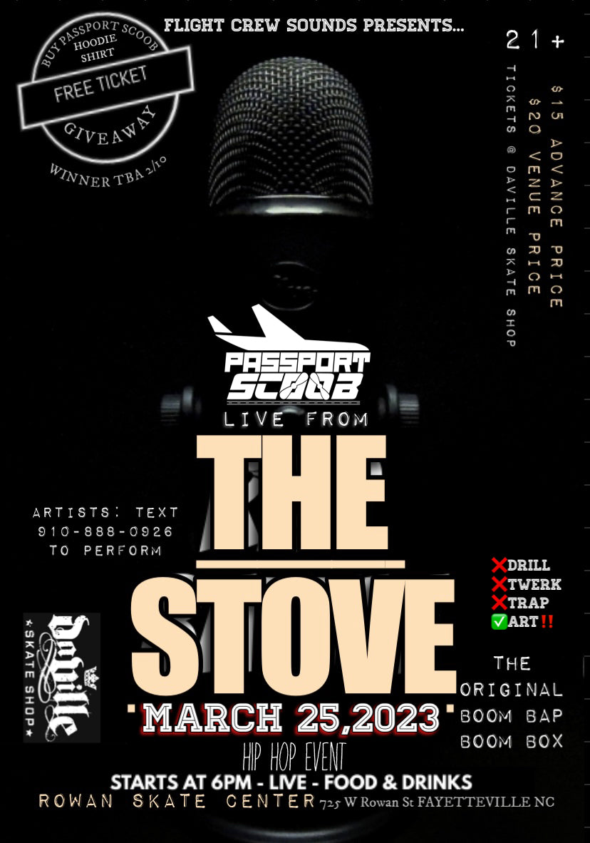 THE STOVE-CONCERT TICKET 3/25